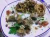 INVOLTINI DI SPADA AL PISTACCHIO CON MARMELLATA DI LIMONI